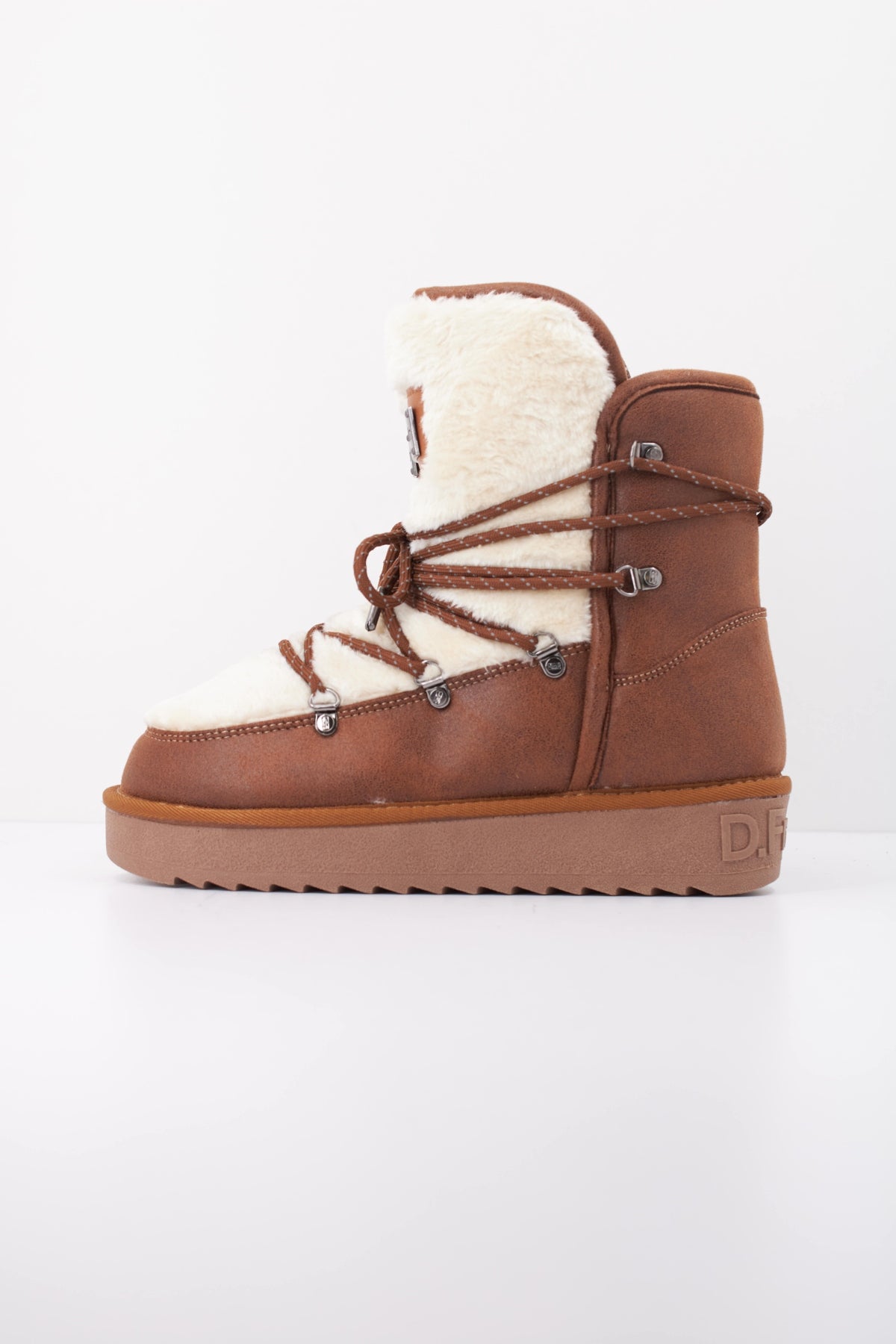 D. FRANKLIN BOOTS NORDIC FUR en color MARRON  (1)