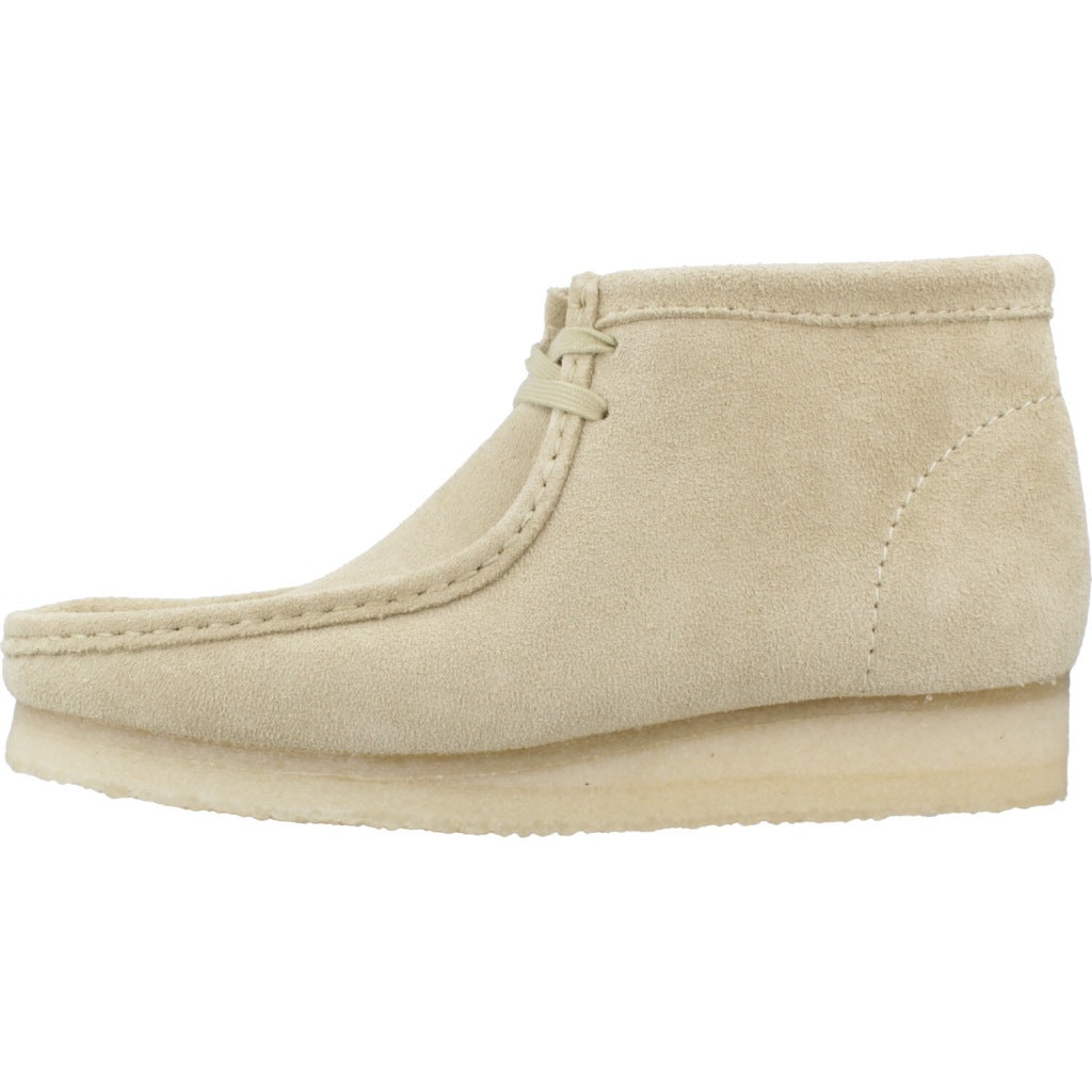 CLARKS ORIGINALS WALLABEE BOOT en color BEIS  (2)