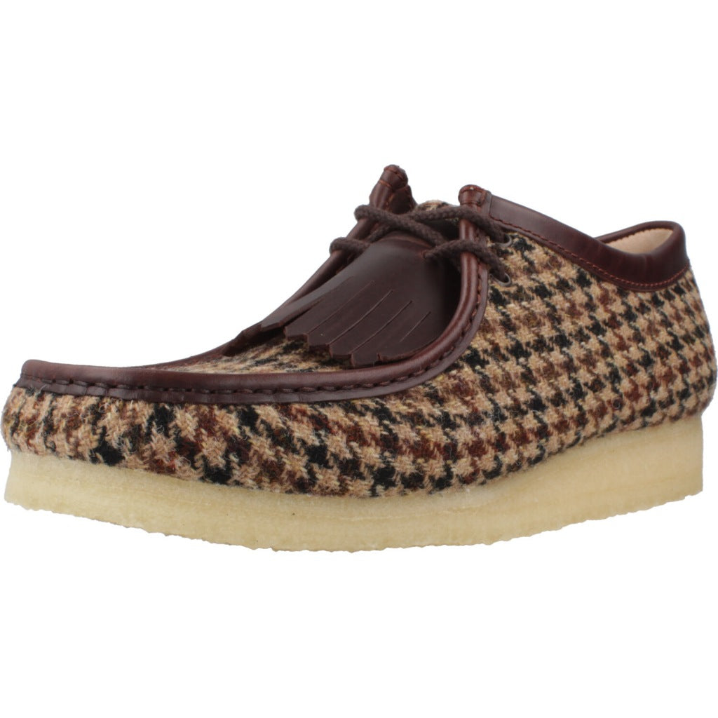 CLARKS ORIGINALS  WALLABEE  en color MARRON  (1)