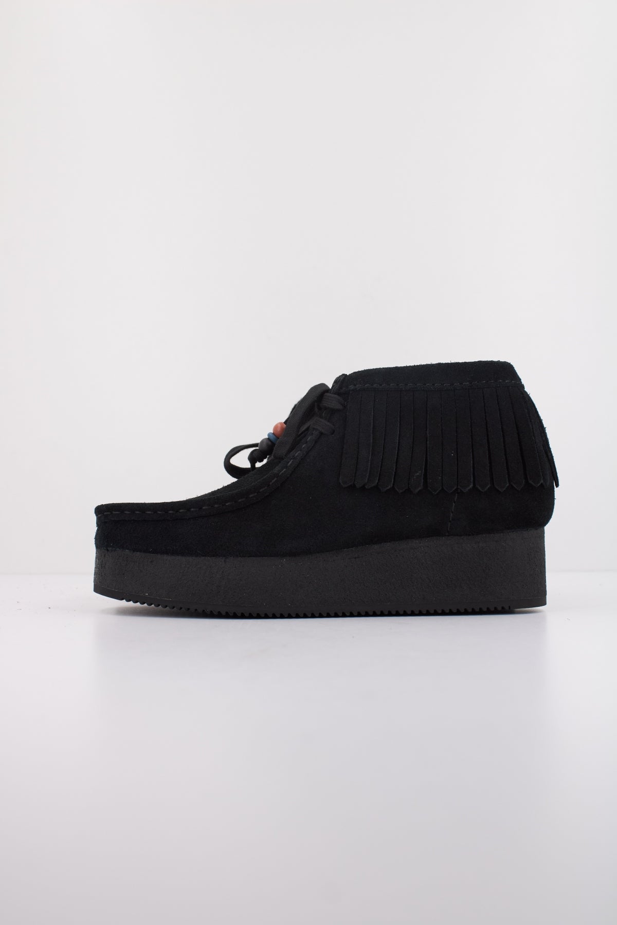 CLARKS ORIGINALS WBWEDGE FRINGE en color NEGRO  (1)
