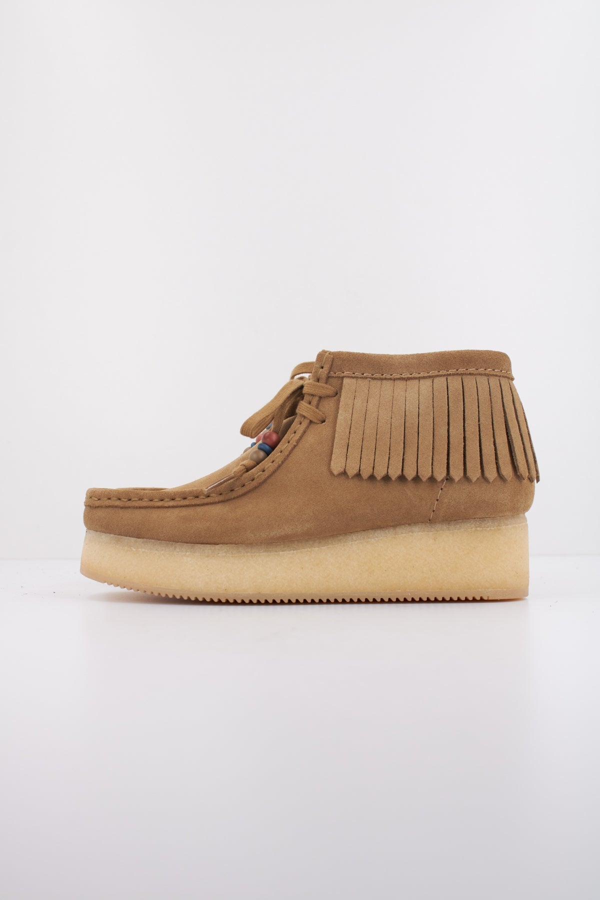 CLARKS ORIGINALS WBWEDGE FRINGE en color MARRON CLARO  (1)