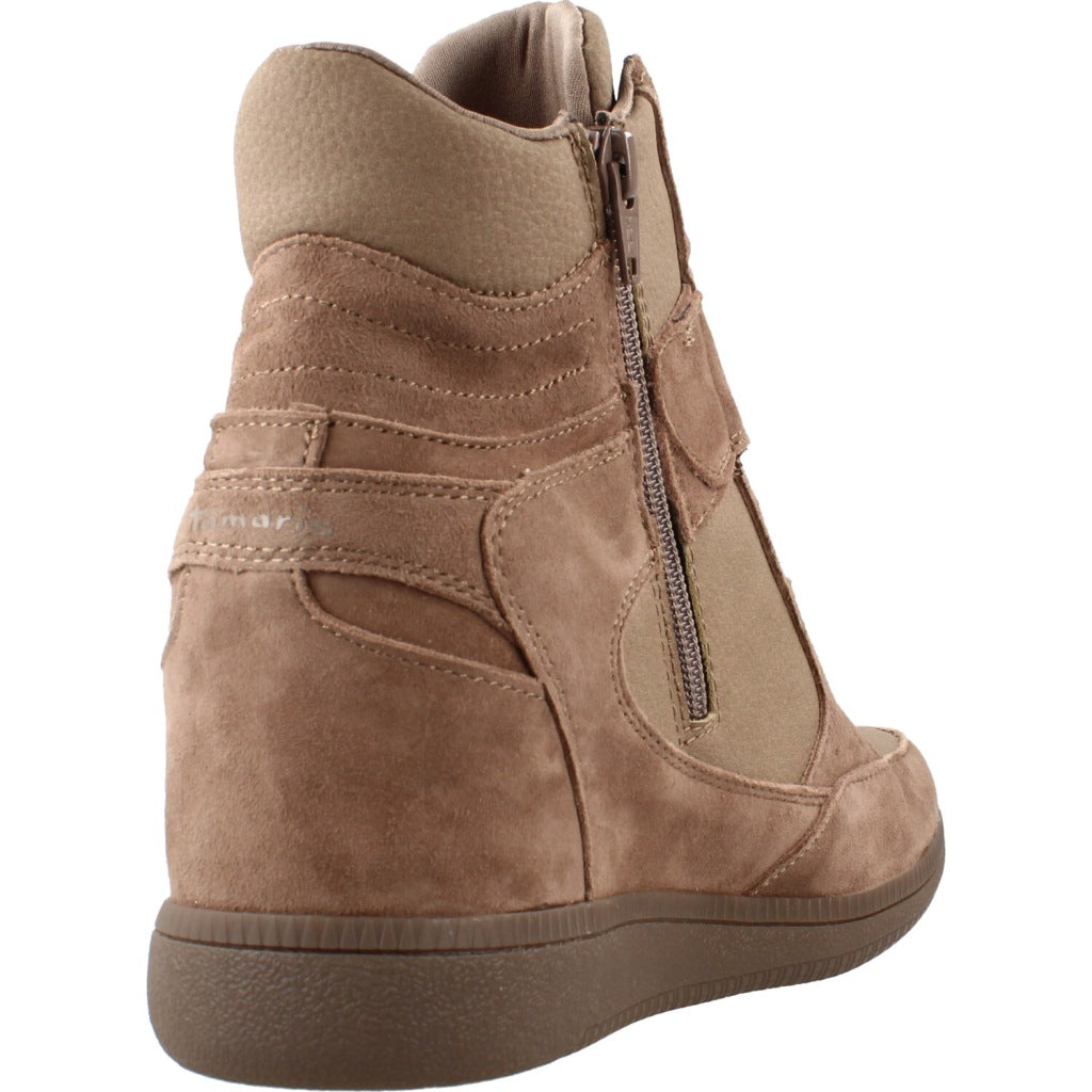 TAMARIS   BOTIN PLATAFORMA INTERIOR en color MARRON  (3)