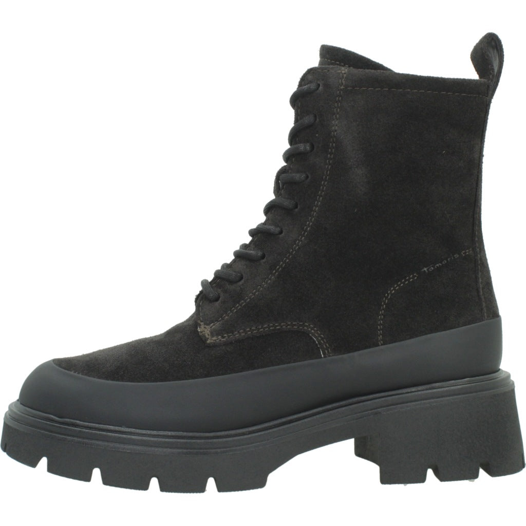 TAMARIS   BOTIN CORDONES en color NEGRO  (2)
