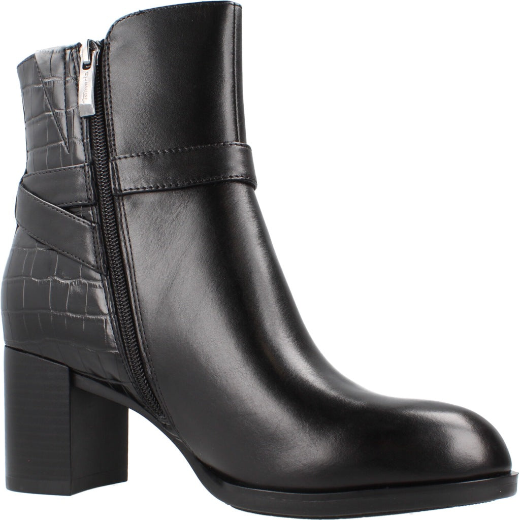 TAMARIS   BOTIN TACON en color NEGRO  (5)