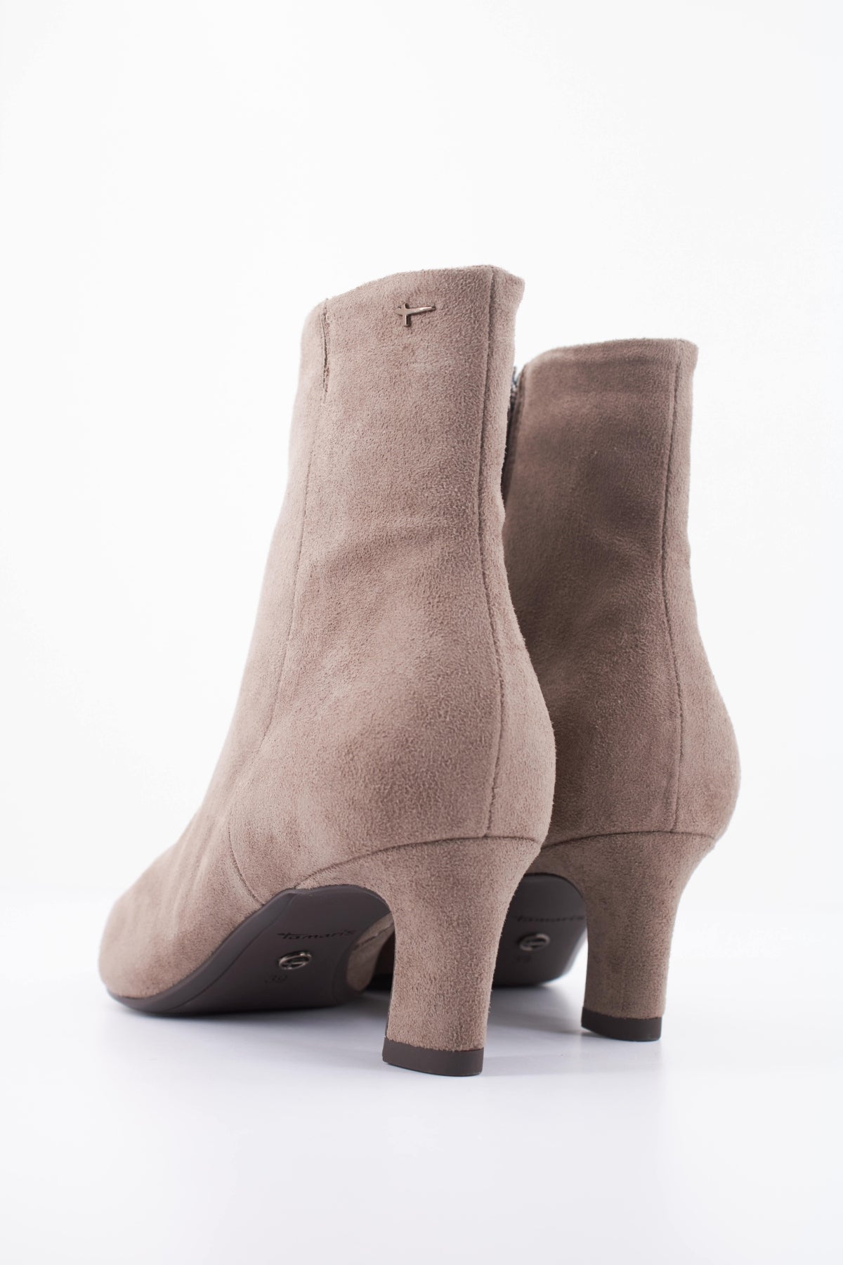 TAMARIS   BOTIN TACON en color BEIS  (4)