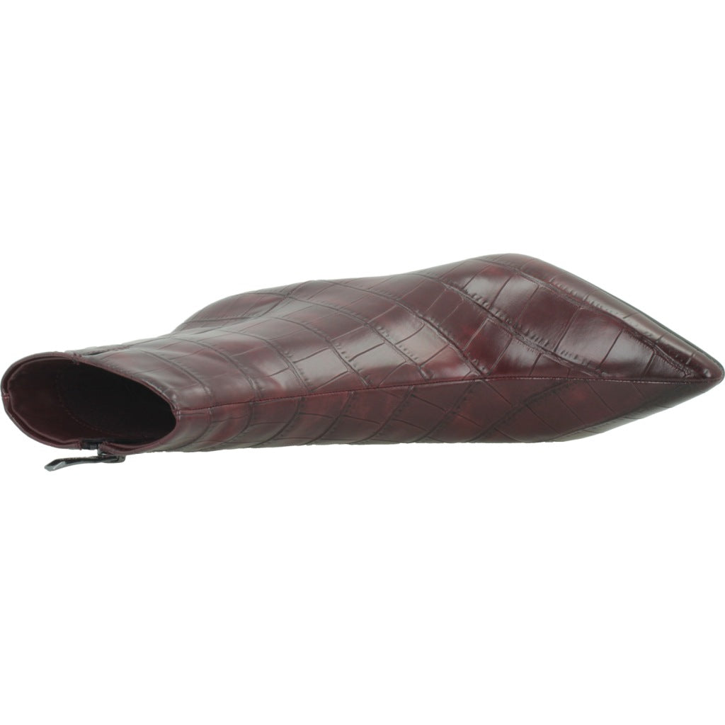 TAMARIS   BOTIN TACON en color BURDEOS  (7)