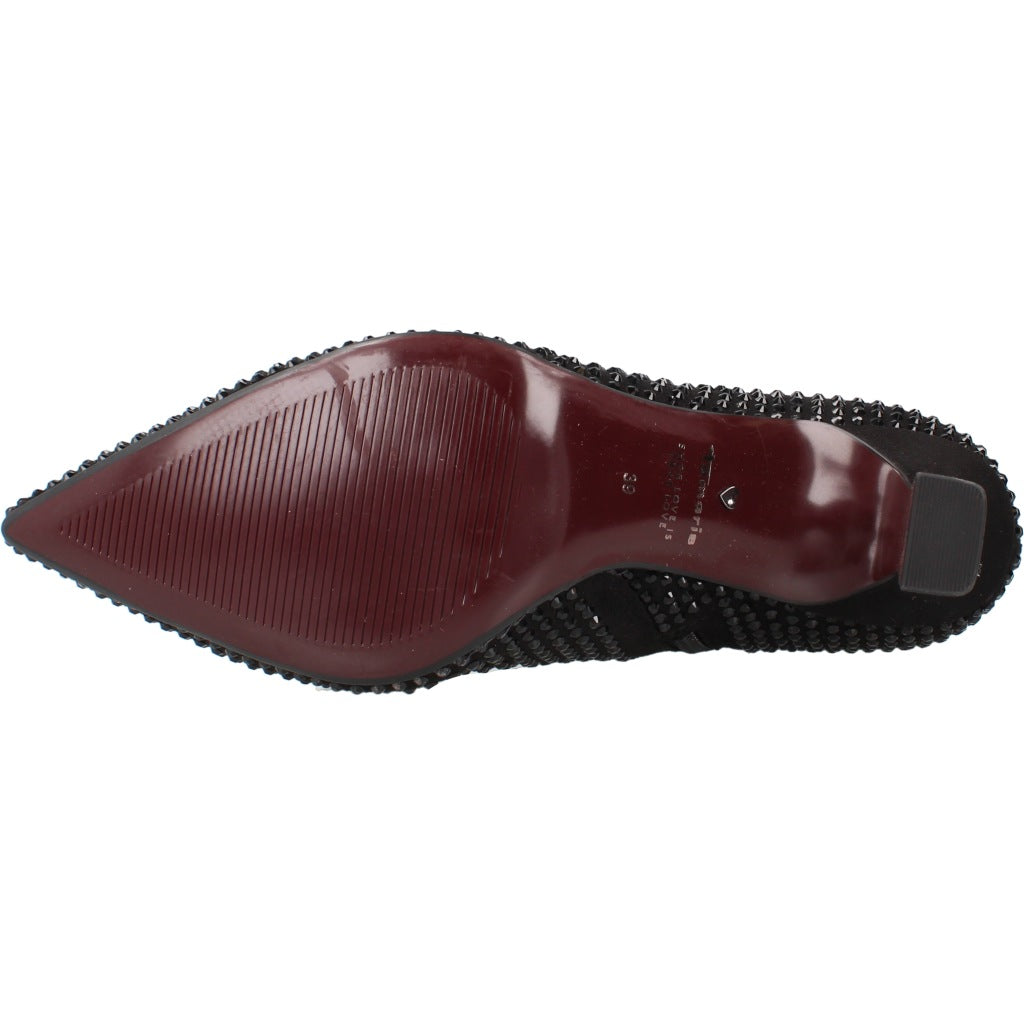 TAMARIS   BOTIN TACON BRILLANTES en color NEGRO  (6)