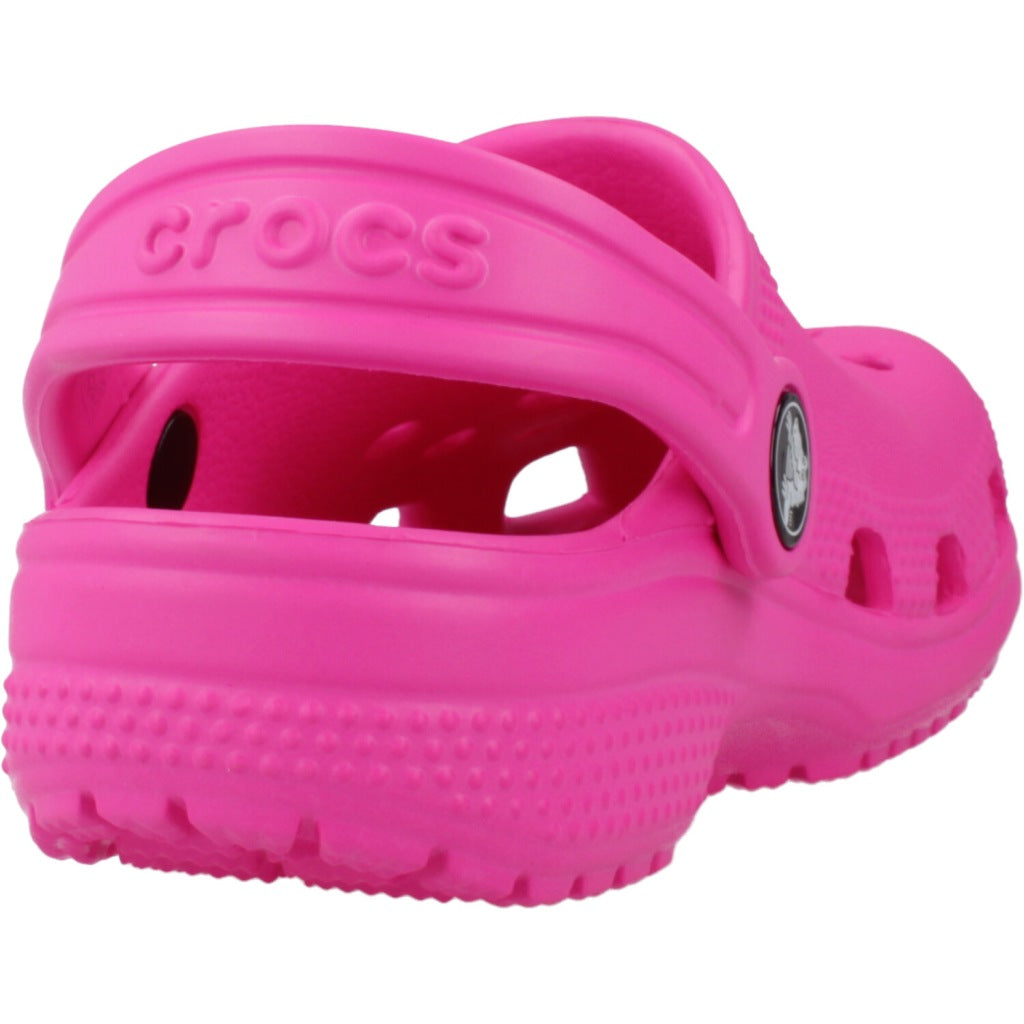 CROCS CLASSIC CLOG T en color ROSA  (3)