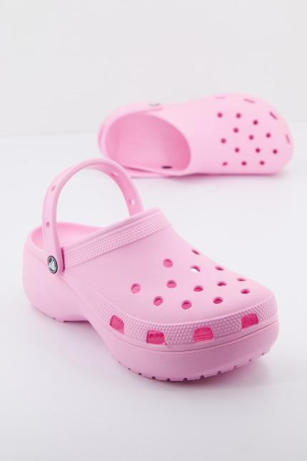 CROCS CLASSIC PLATFORM CLOG W en color ROSA  (1)