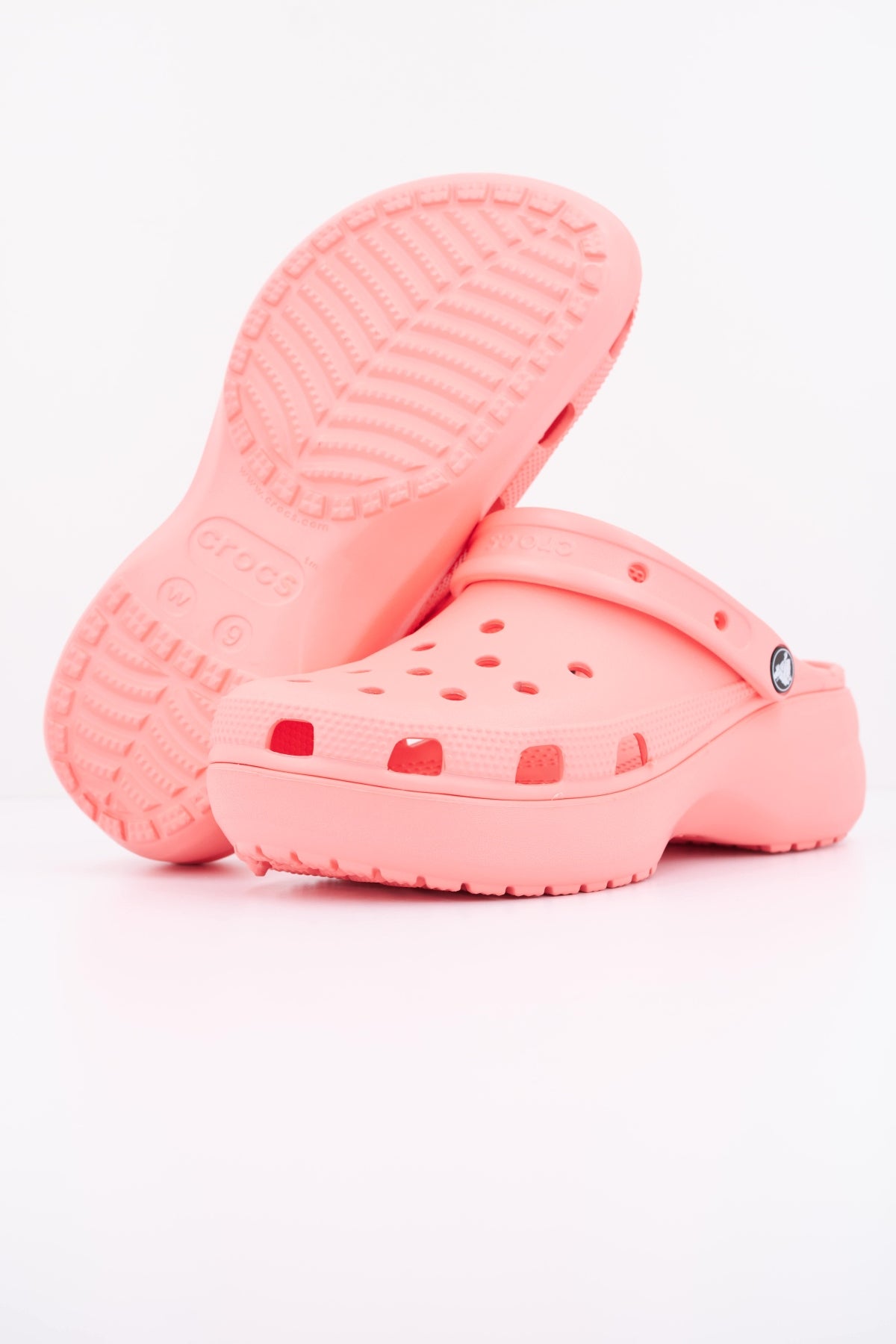 CROCS CLASSIC PLATFORM CLOG W en color ROSA  (5)