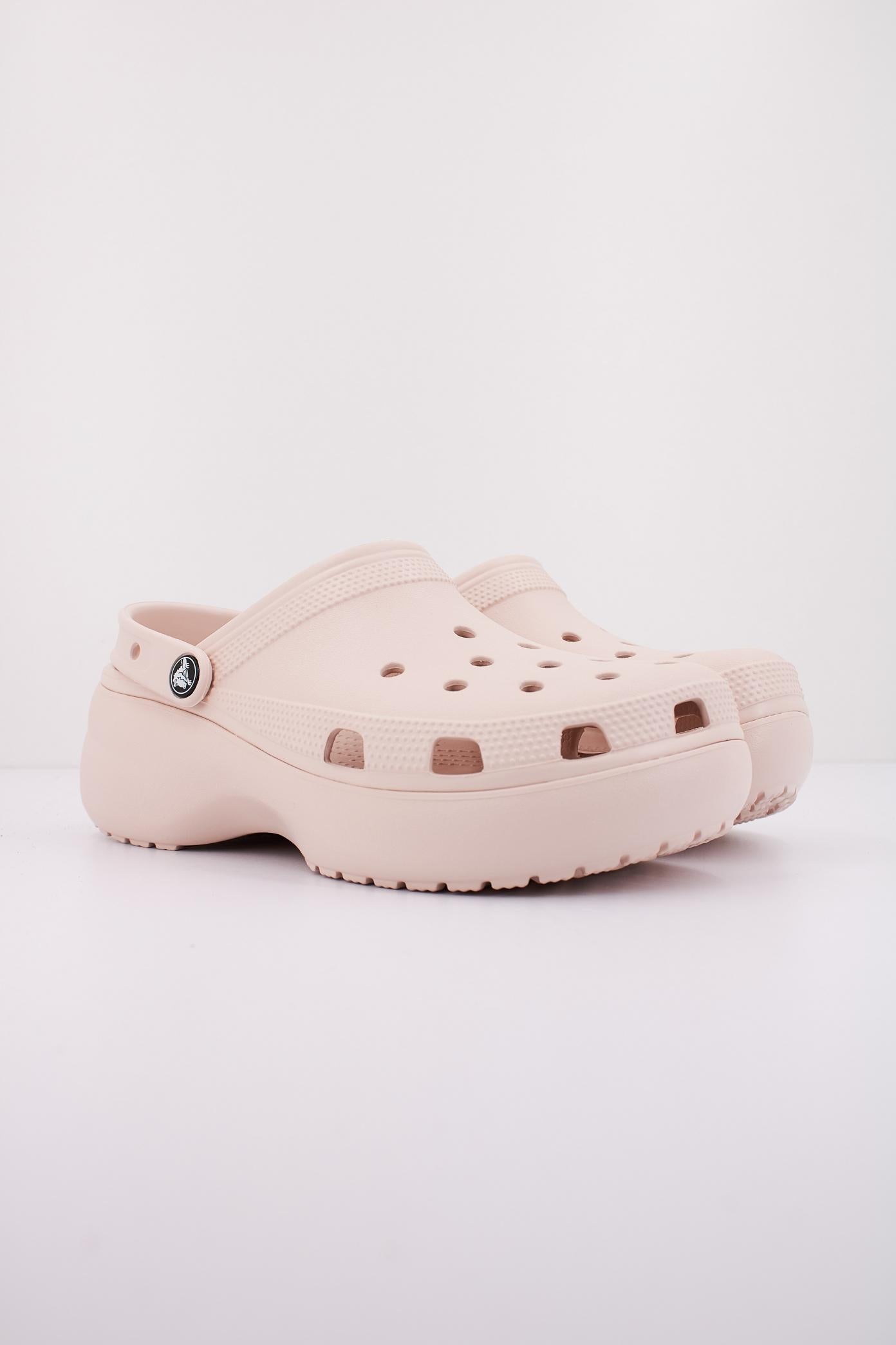 CROCS CLASSIC PLATFORM CLOG W en color NUDE  (2)