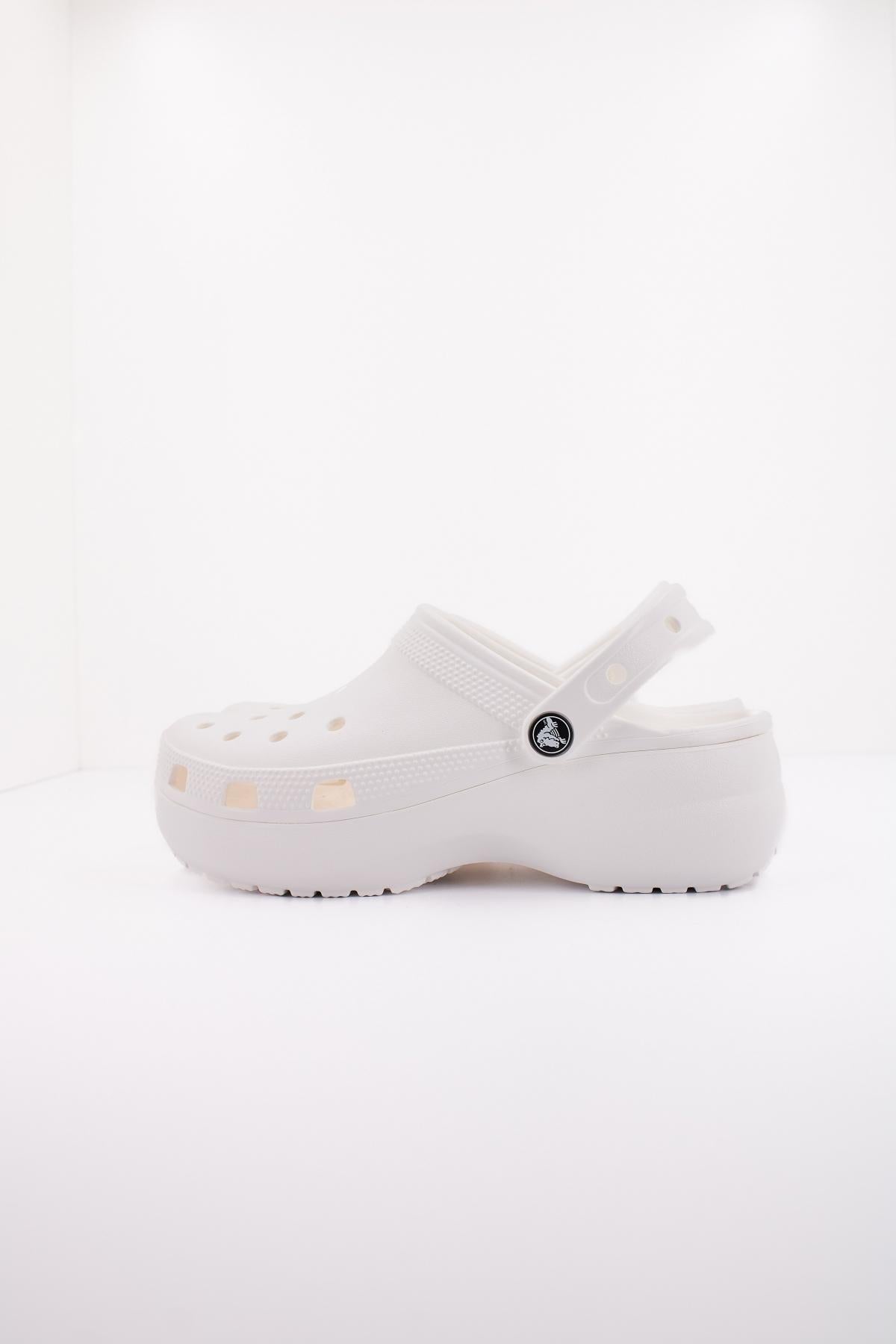 CROCS CLASSIC PLATFORM CLOG W en color BLANCO  (1)