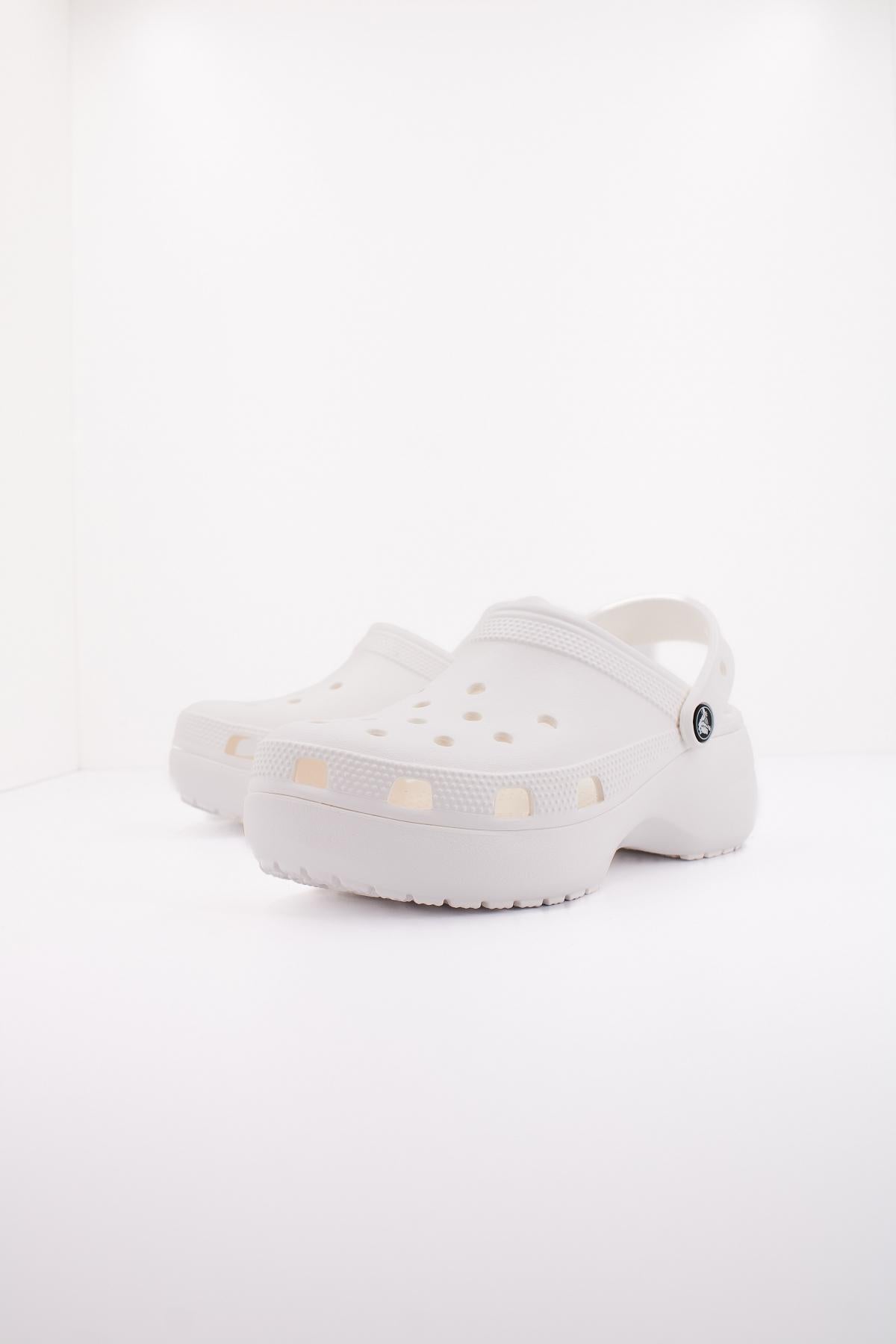 CROCS CLASSIC PLATFORM CLOG W en color BLANCO  (2)