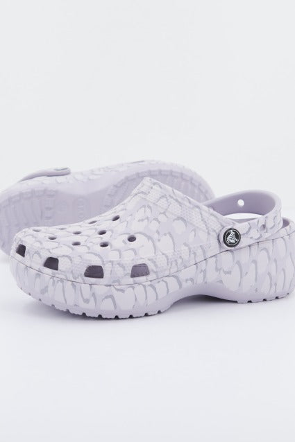 CROCS CLASSIC PLATFORM  HER CLOG en color VIOLETA  (1)