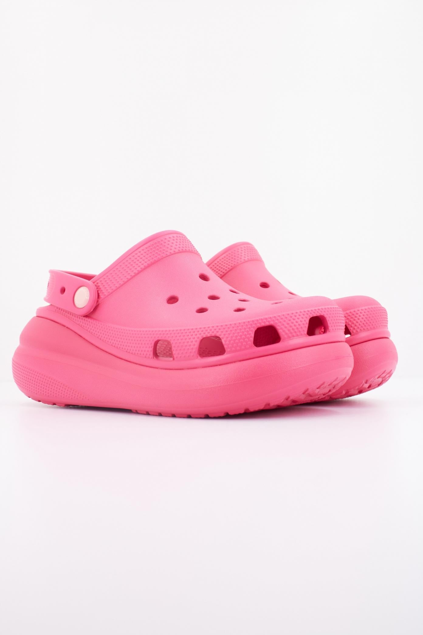 CROCS CLASSIC CRUSH CLOG en color ROSA  (2)