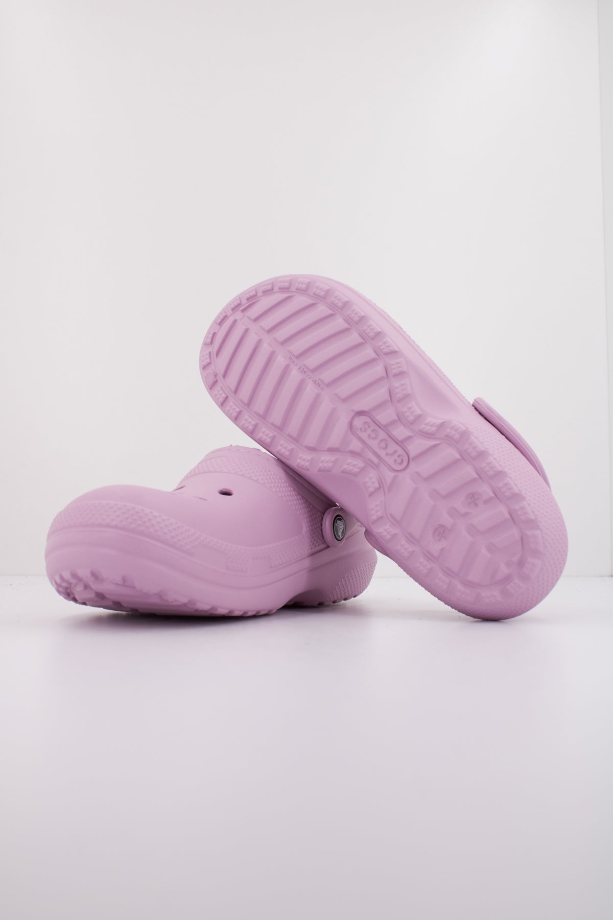 CROCS CLASSIC LINED CLOG en color ROSA  (5)