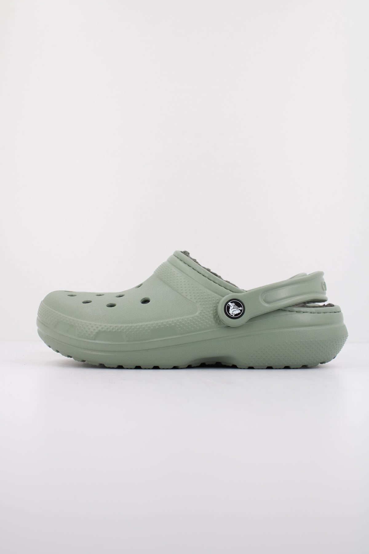 CROCS CLASSIC LINED CLOG en color VERDE  (1)