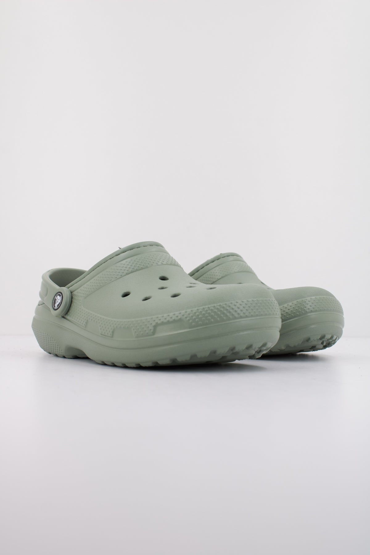 CROCS CLASSIC LINED CLOG en color VERDE  (2)