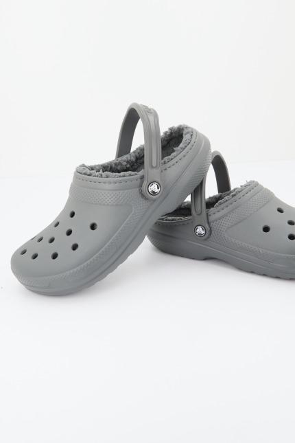 CROCS CLASSIC LINED CLOG en color GRIS  (4)