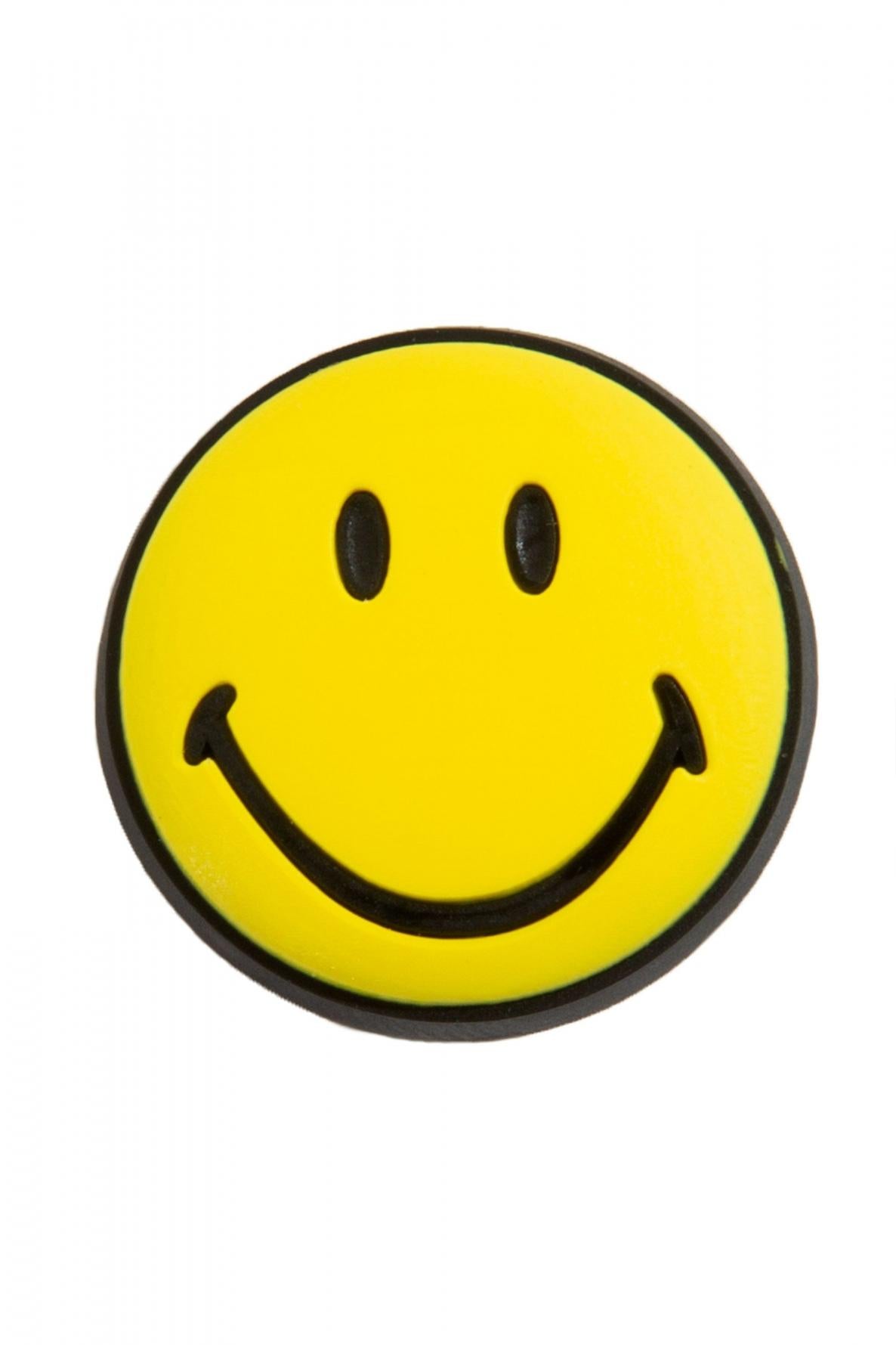CROCS JIBBITS CHARMS  SMILEY BRAND SMILEY FACE en color AMARILLO  (1)