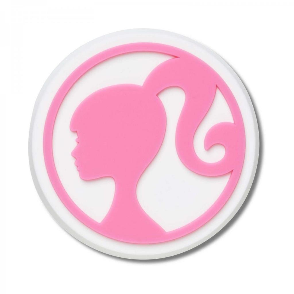 CROCS JIBBITS CHARMS  BARBIE en color ROSA  (4)