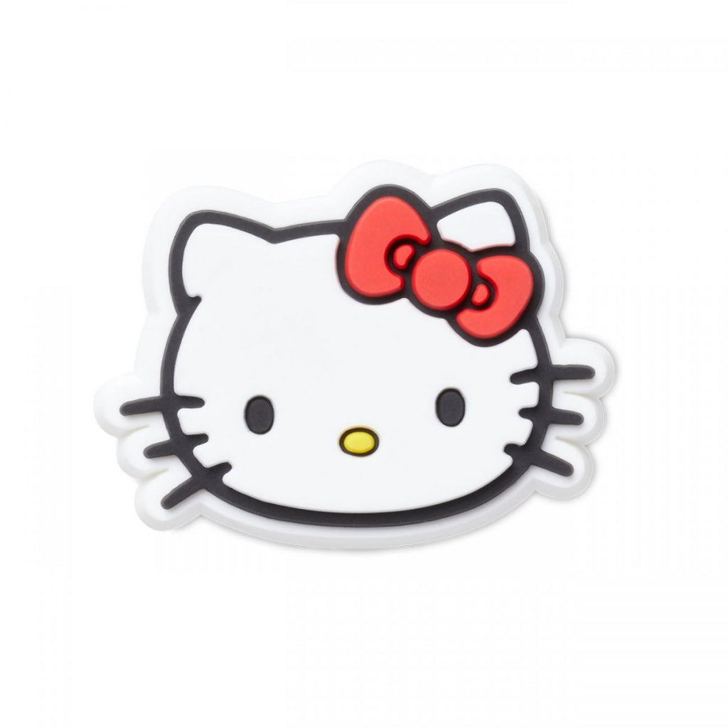 CROCS JIBBITZ CHARM  HELLO KITTY HEAD en color BLANCO  (4)