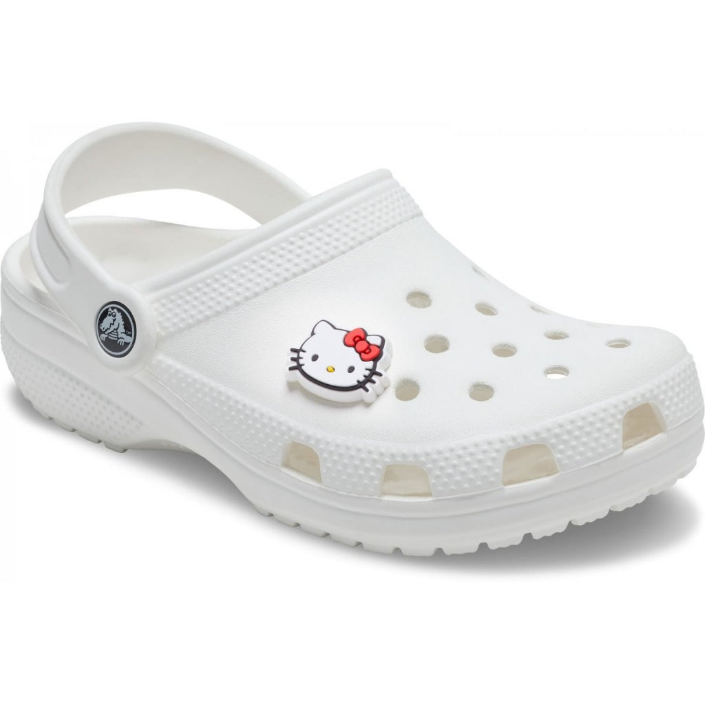 CROCS JIBBITZ CHARM  HELLO KITTY HEAD en color BLANCO  (5)