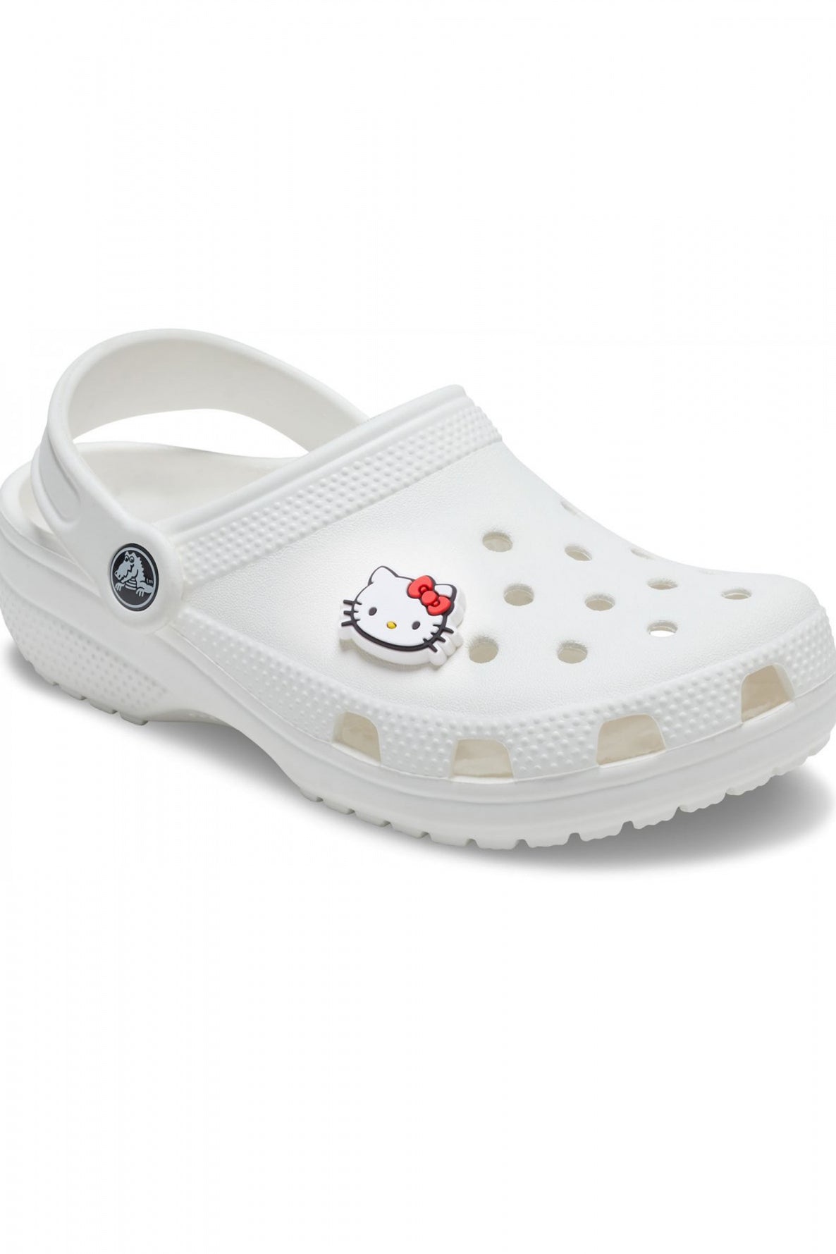 CROCS JIBBITZ CHARM  HELLO KITTY HEAD en color BLANCO  (2)