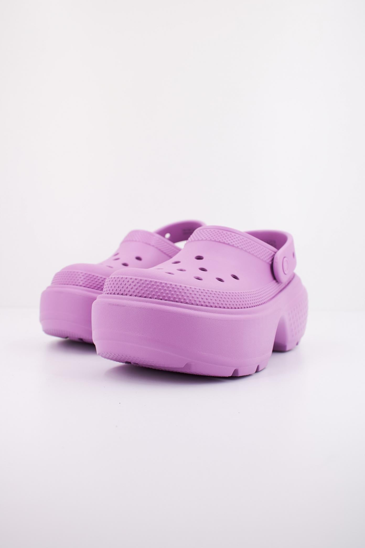 CROCS STOMP CLOG en color ROSA  (2)