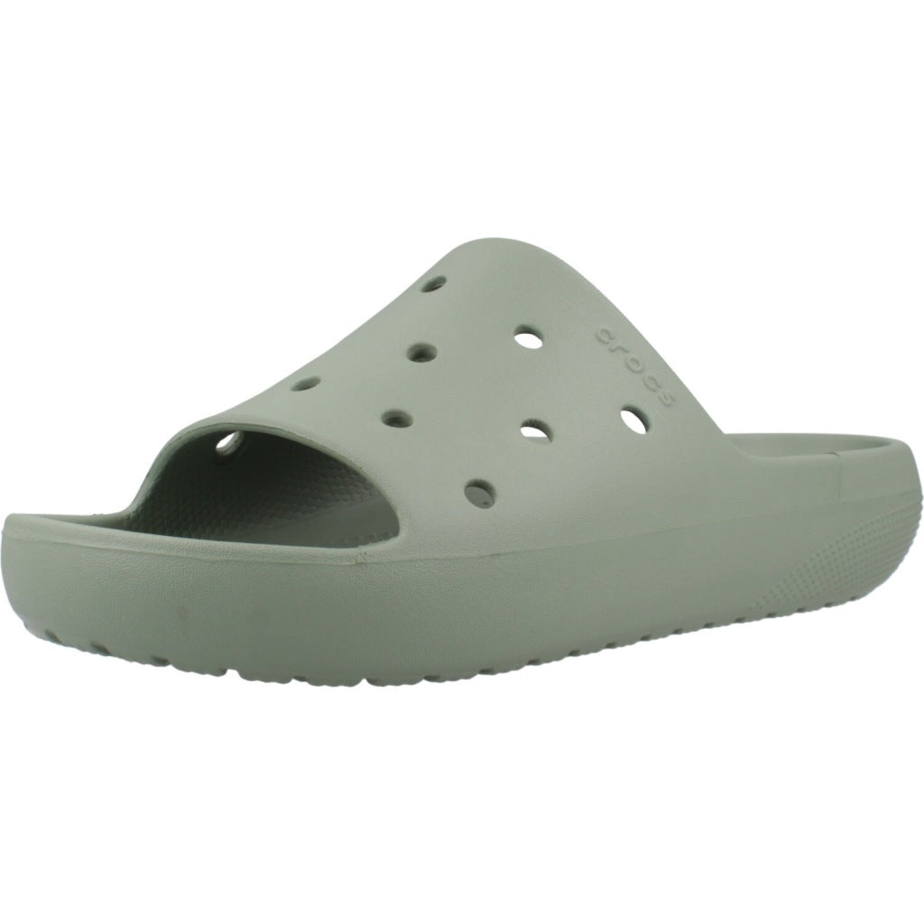 CROCS  CLASSIC SLIDE V U en color VERDE  (1)