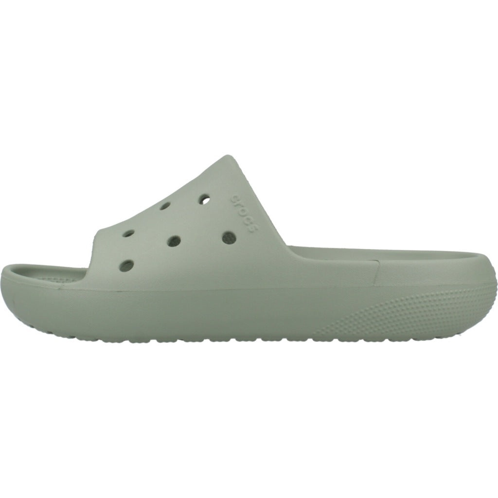 CROCS  CLASSIC SLIDE V U en color VERDE  (2)