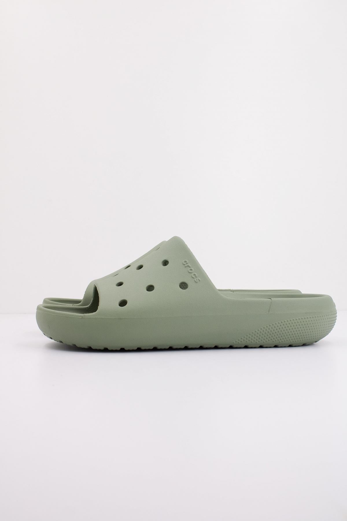 CROCS  CLASSIC SLIDE V U en color VERDE  (1)