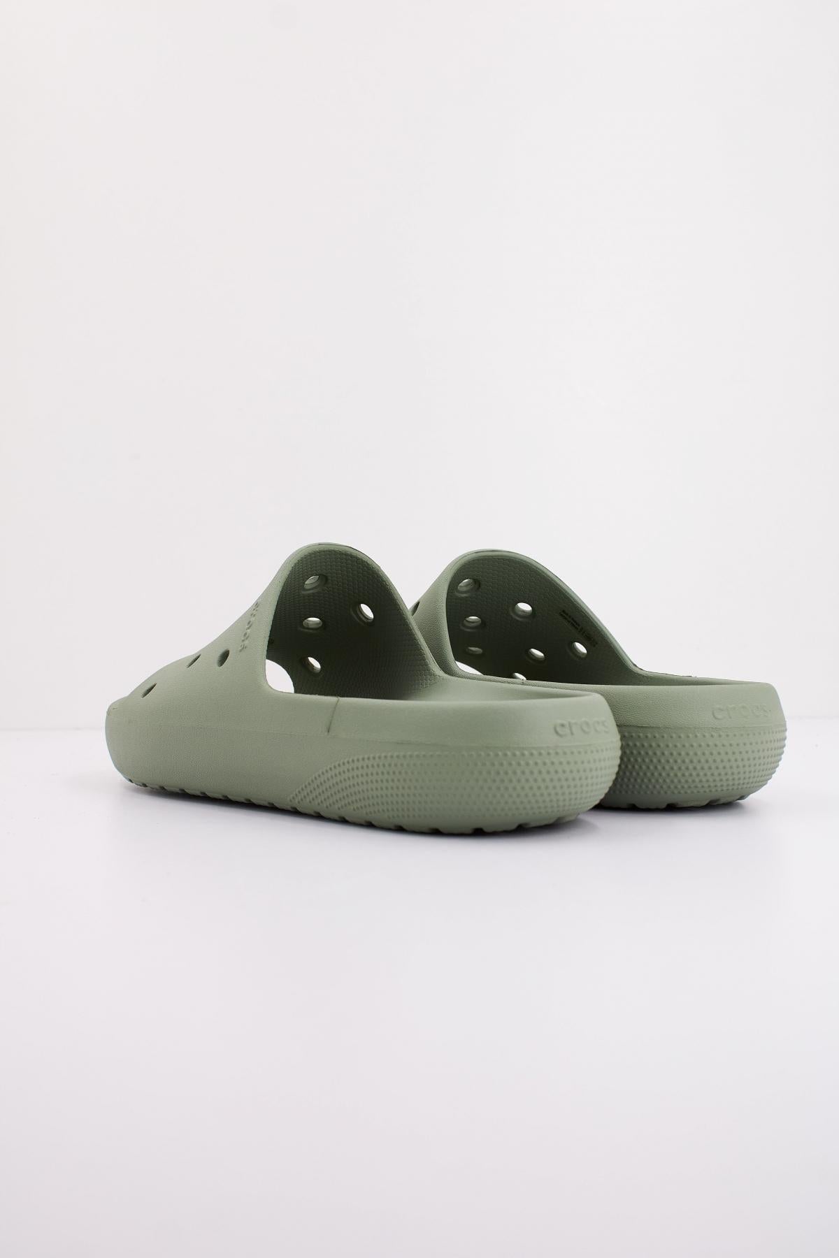 CROCS  CLASSIC SLIDE V U en color VERDE  (4)