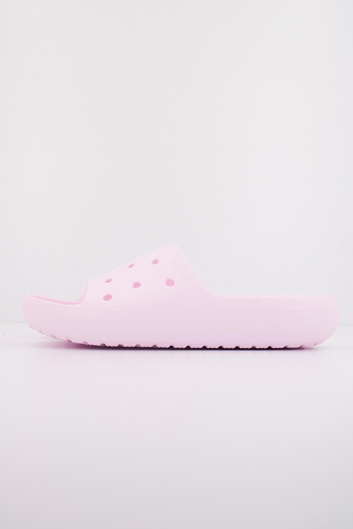 CROCS CLASSIC SLIDE V en color ROSA  (1)