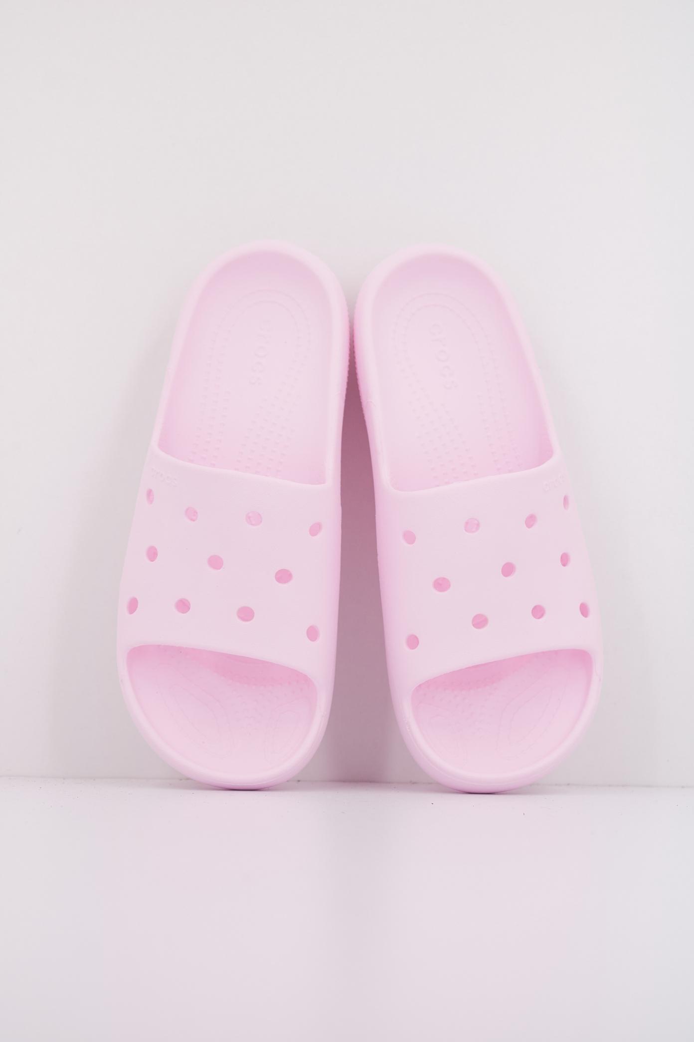 CROCS CLASSIC SLIDE V en color ROSA  (3)
