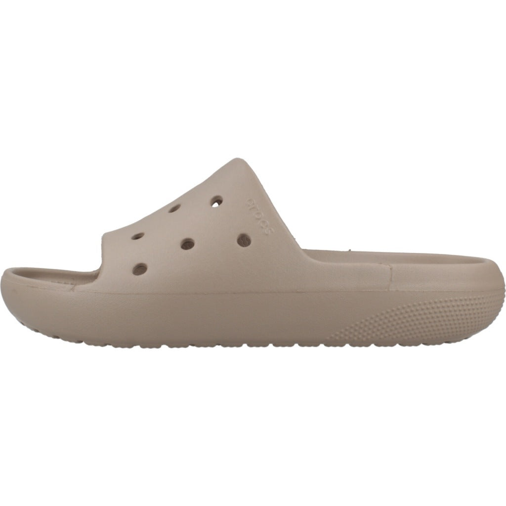 CROCS  CLASSIC SLIDE V U en color MARRON  (2)