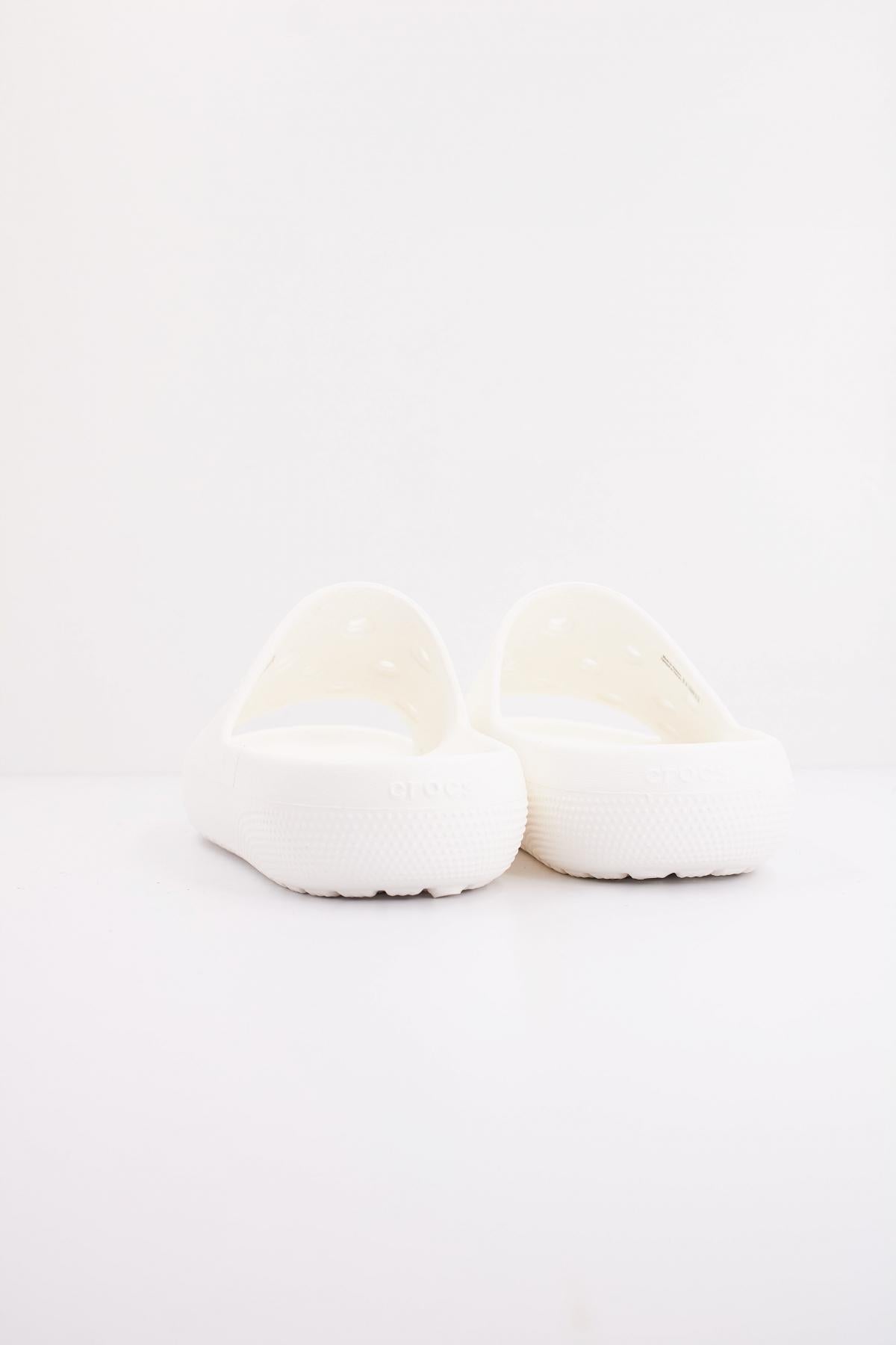 CROCS  CLASSIC SLIDE V U en color BLANCO  (4)