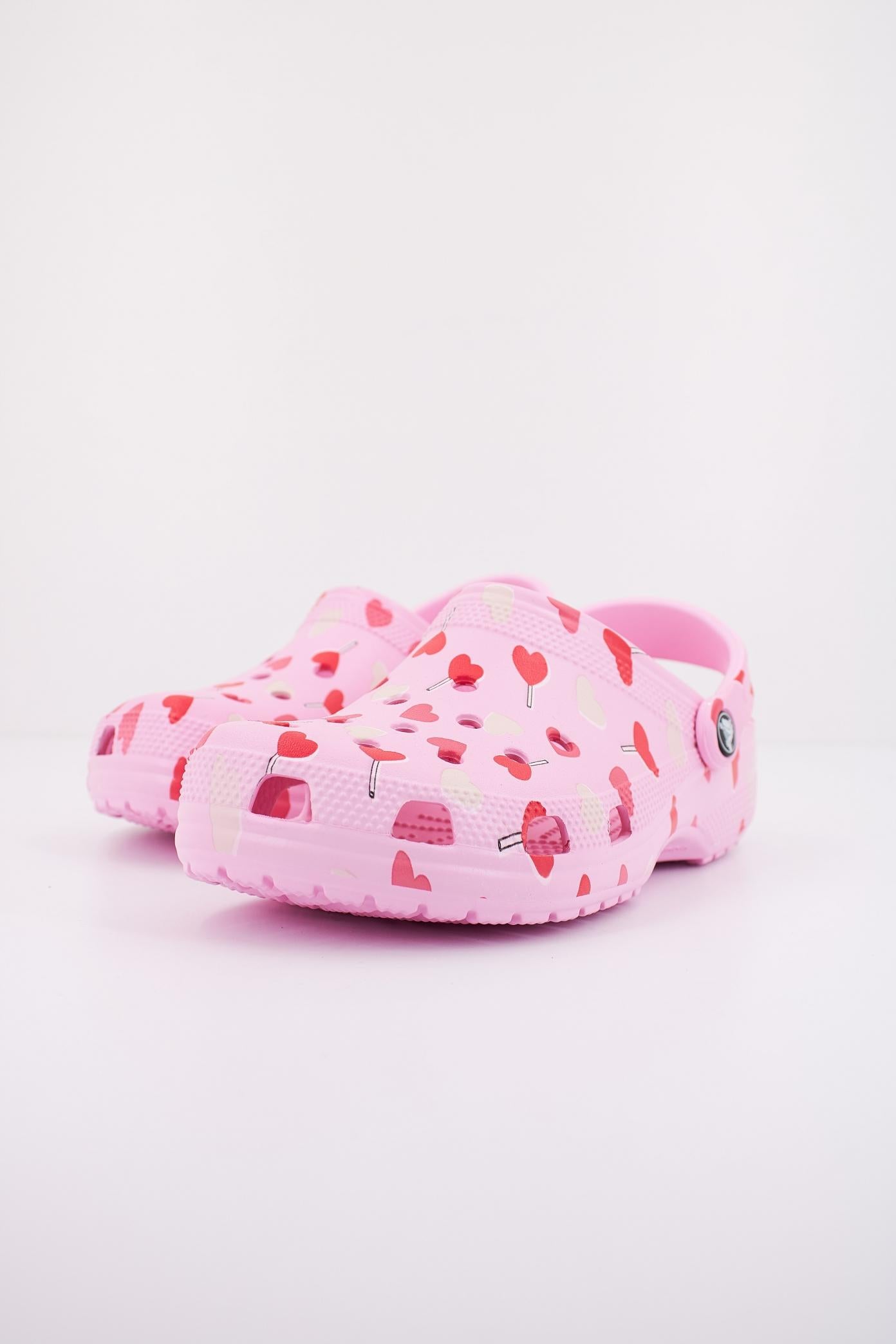 CROCS CLASSIC VDAY CLOG en color ROSA  (2)