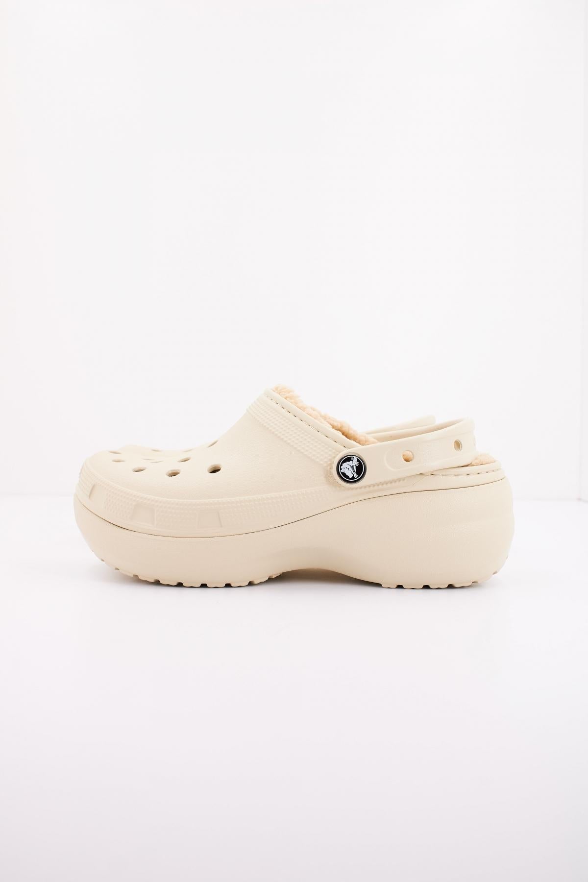 CROCS LINED CLOG en color BEIS  (1)