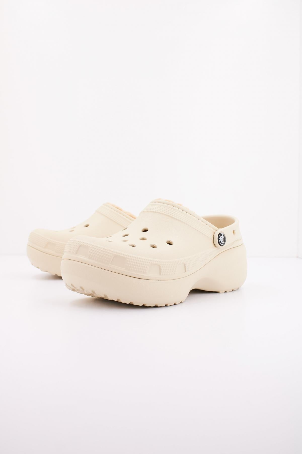 CROCS LINED CLOG en color BEIS  (2)