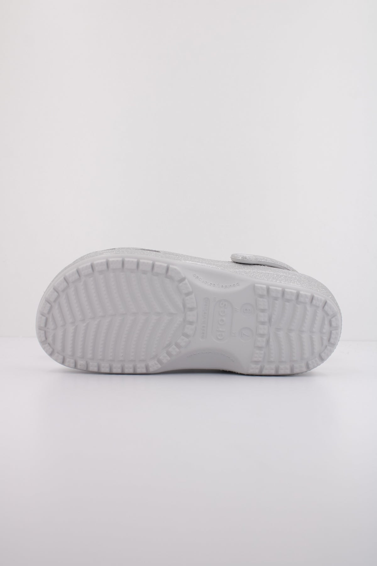 CROCS  CLASSIC GLITTER CLOG en color GRIS  (5)