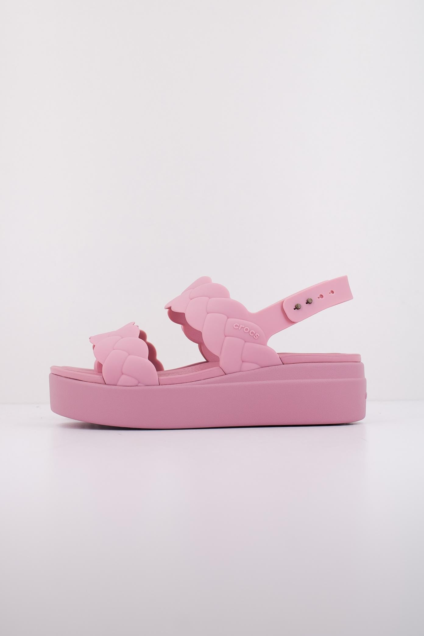 CROCS BROOKLYN WOVEN UPPER LW en color ROSA  (1)