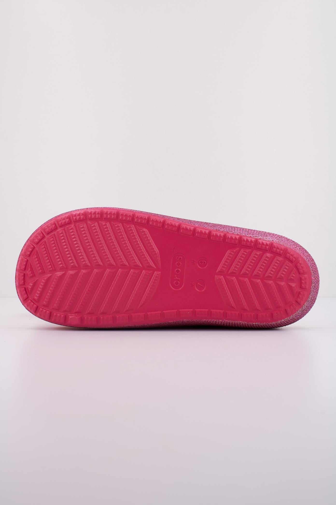 CROCS CLASSIC IRIDESCENT GLTTR en color ROSA  (5)