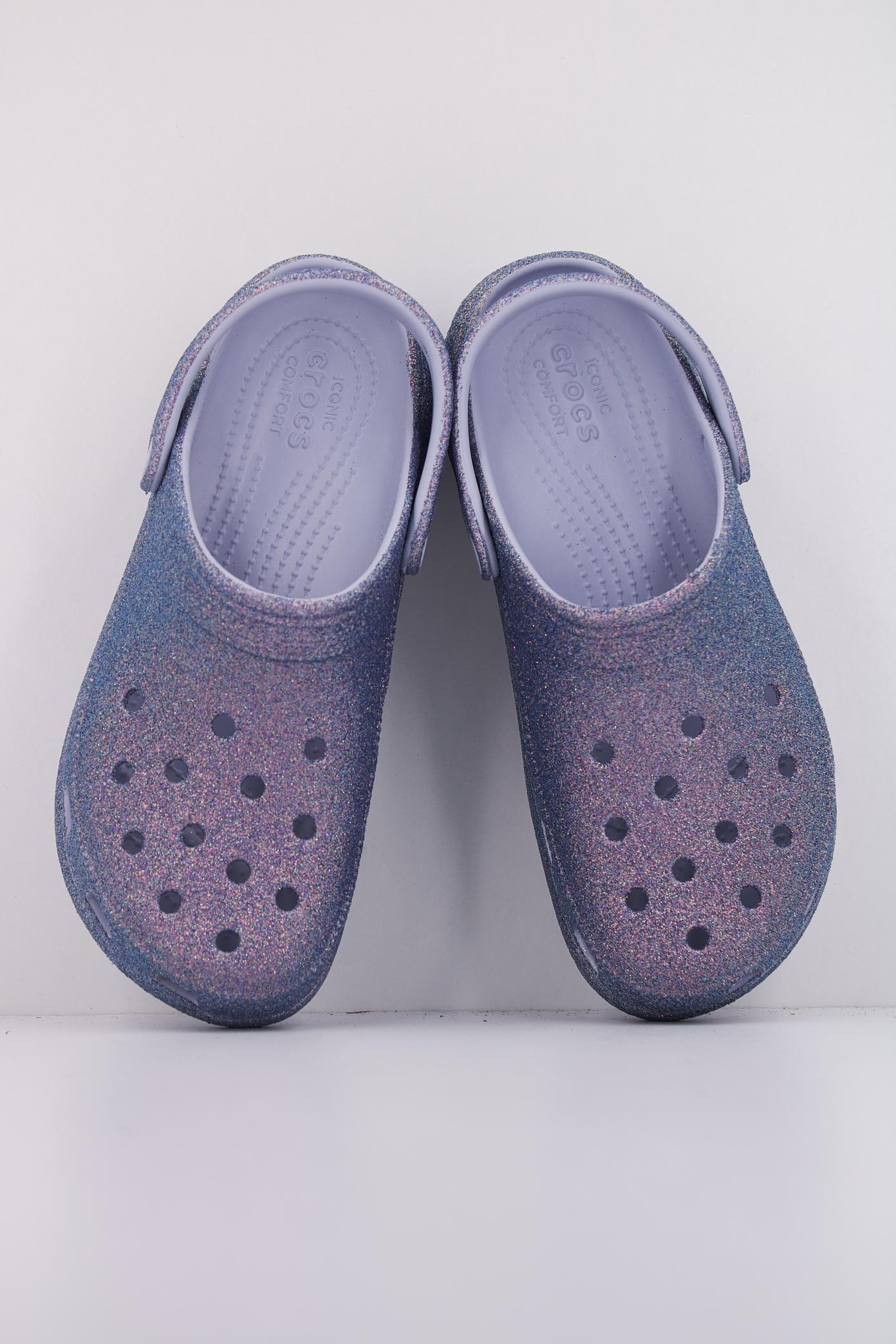 CROCS PLATFORM IRID GLITTER CLOG en color VIOLETA  (3)