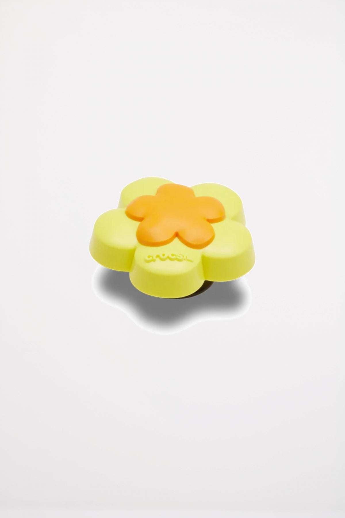 CROCS YELLOW DOUBLE FLOWER en color AMARILLO  (2)