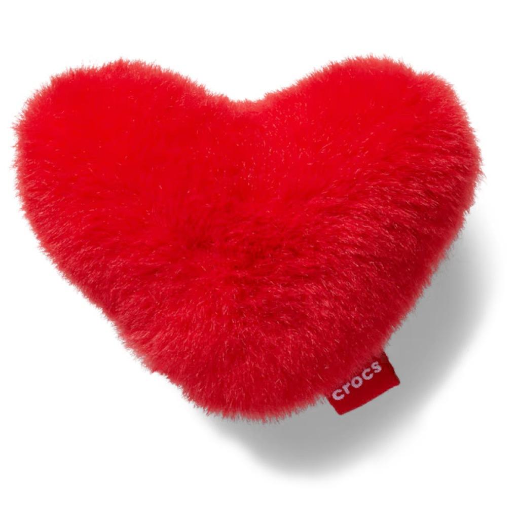 CROCS RED FUZZY HEART en color ROJO  (4)