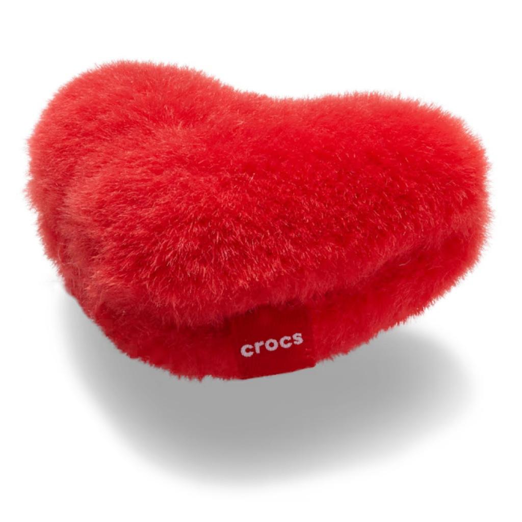 CROCS RED FUZZY HEART en color ROJO  (5)
