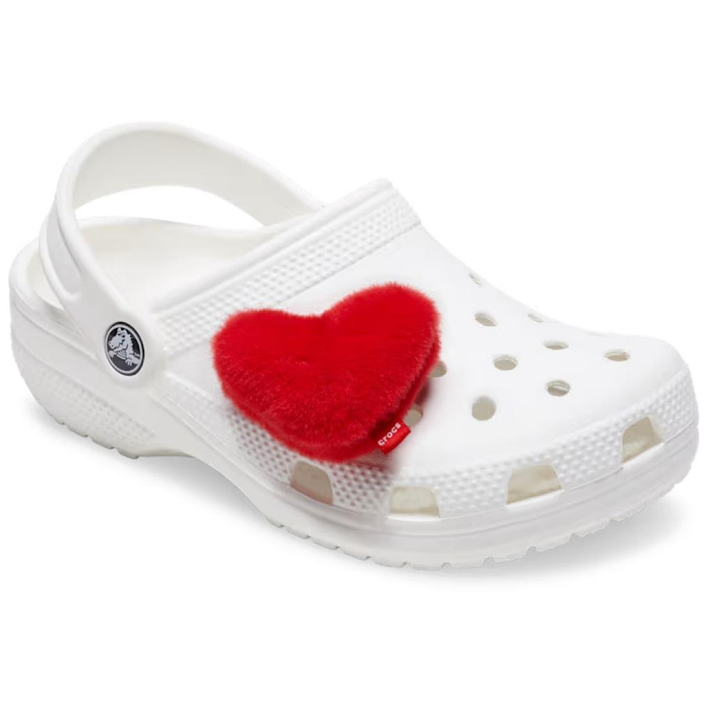 CROCS RED FUZZY HEART en color ROJO  (6)