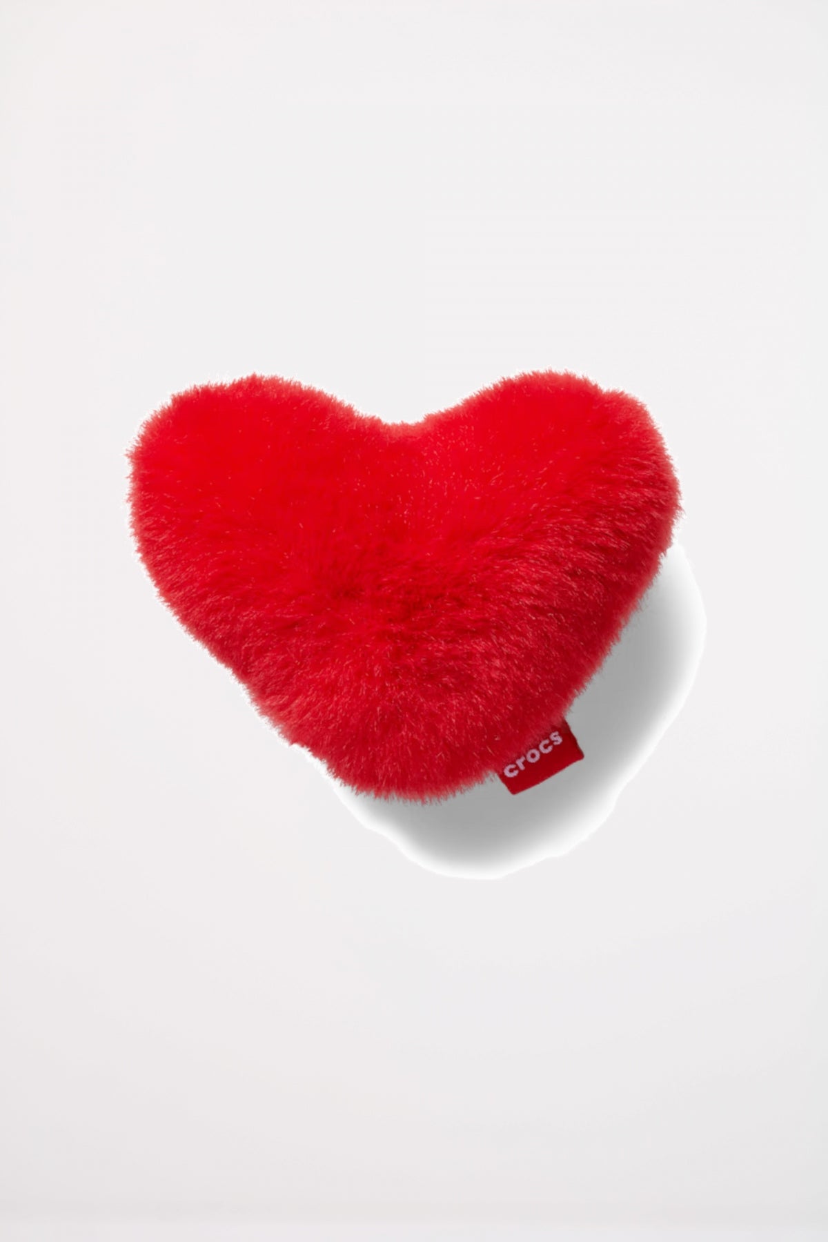 CROCS RED FUZZY HEART en color ROJO  (1)