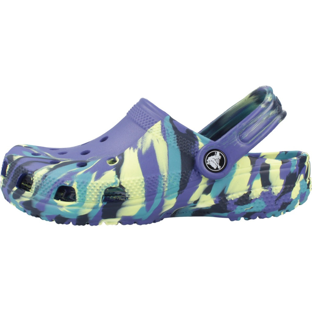 CROCS CLASSIC MARBLED en color AZUL  (2)